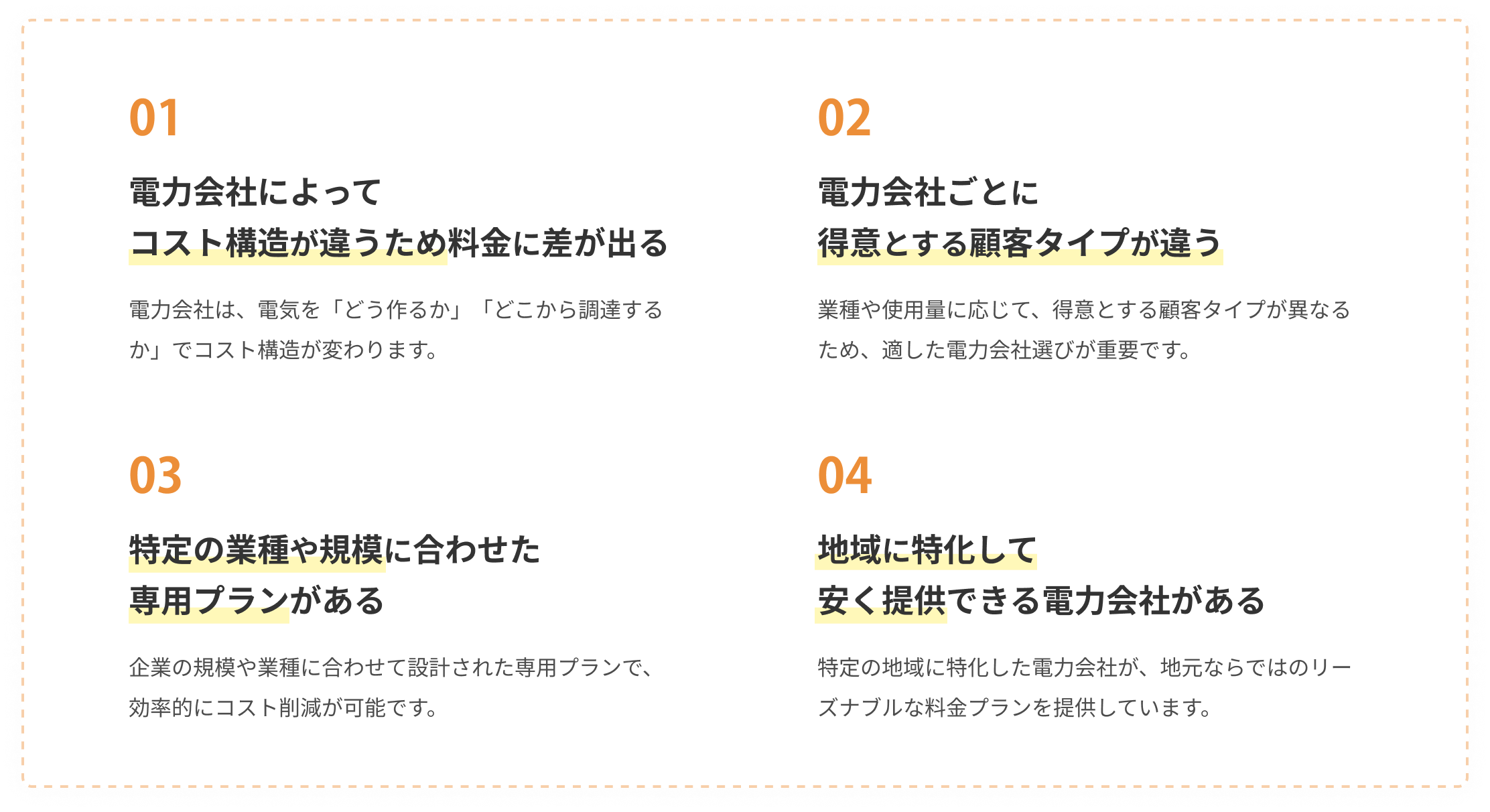 4つのポイント